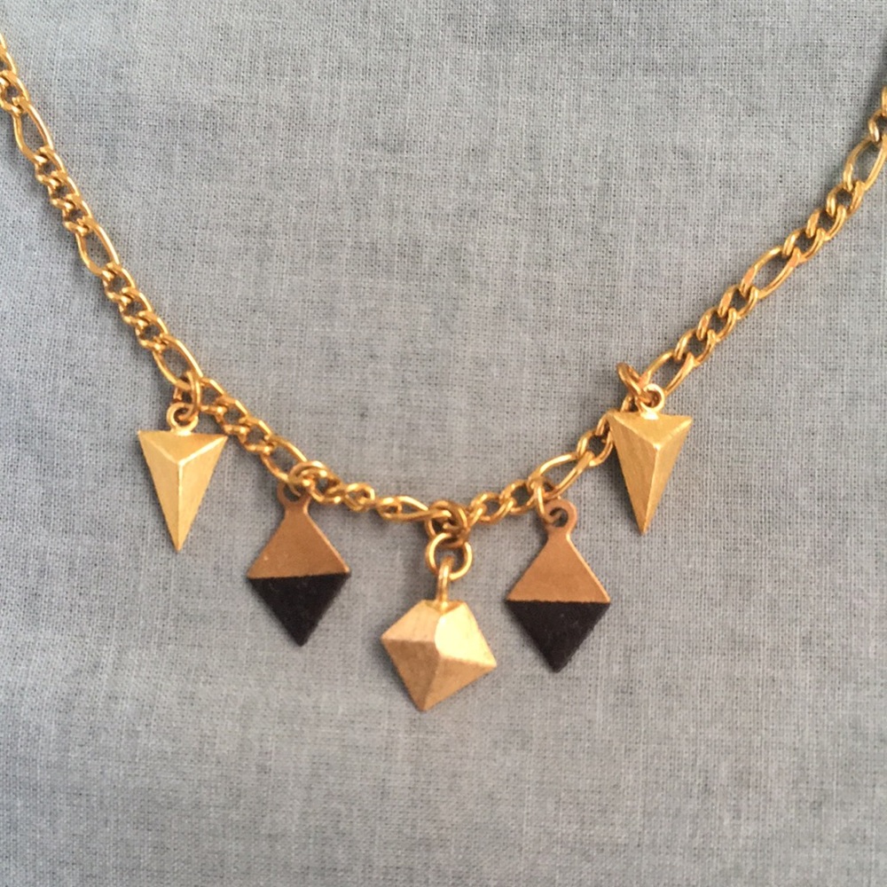 🎁FREE ADD ON🎁 Montréal designer Lost&Faune geometrical necklace